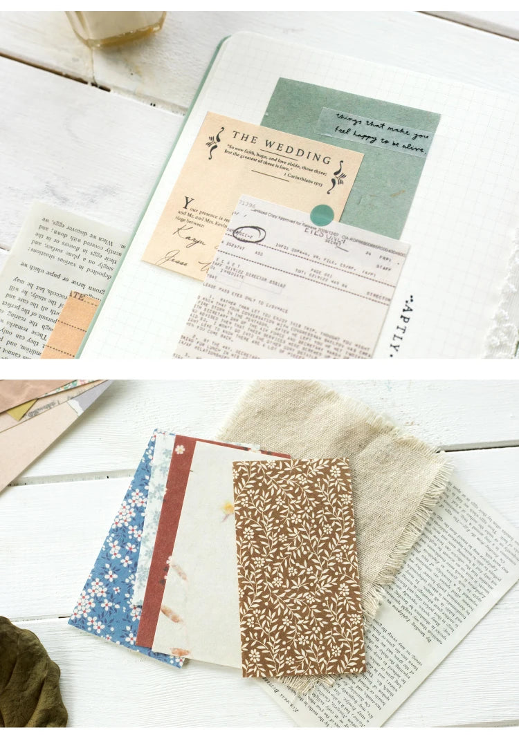 60-Sheet Floral Scrapbook Paper Pack