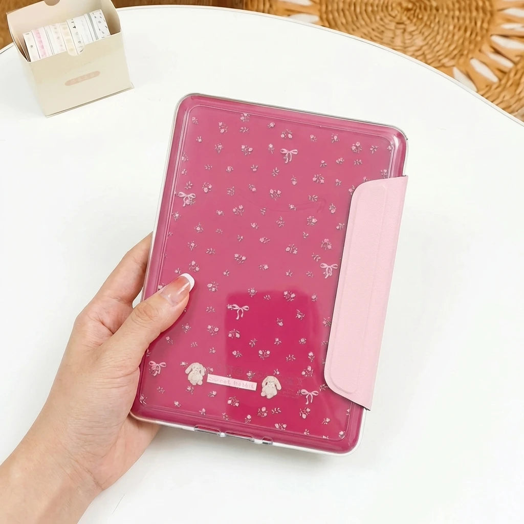 Magnetic Acrylic Kindle Case – Pink Girly Pattern