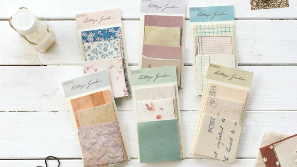 60-Sheet Floral Scrapbook Paper Pack