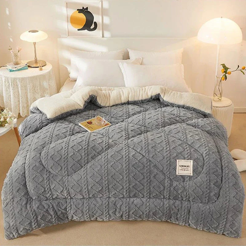 Plush Weighted Winter Blanket Comforter