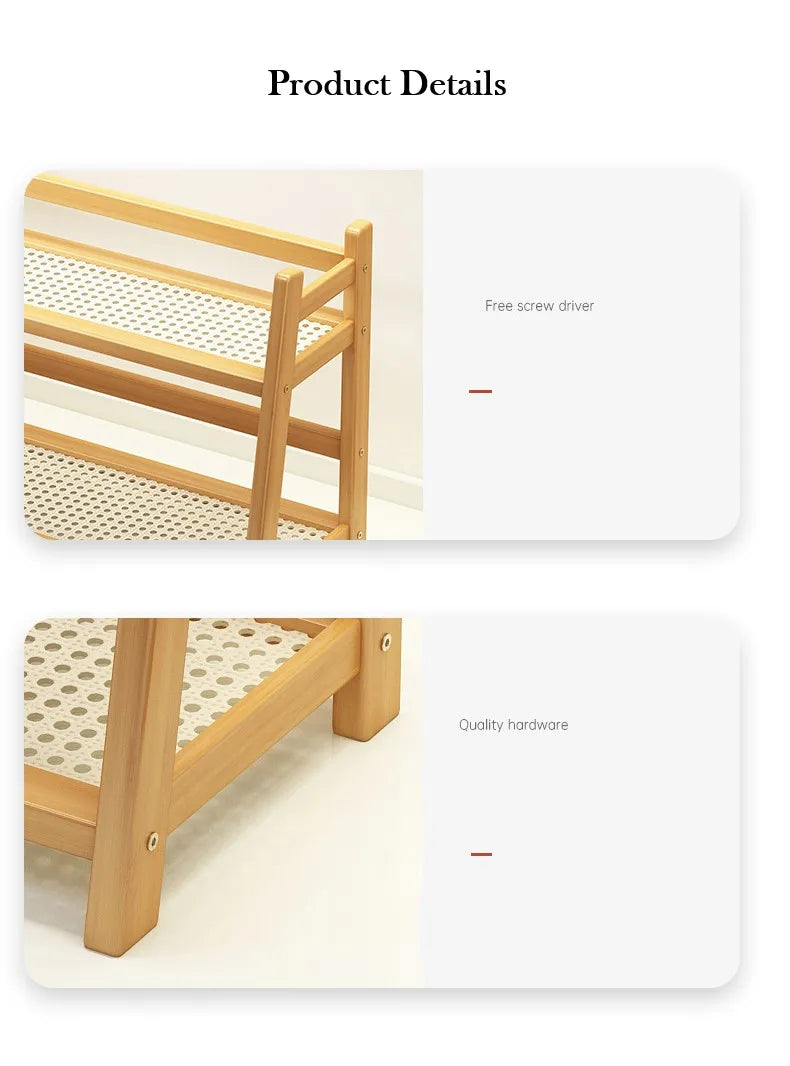 2 Layer Spice Caddy Shelf Bamboo Kitchen Storage Rack Desktop Cabinet Organizer Display Rack Coffee Bar Counter Shelf Cup Holder