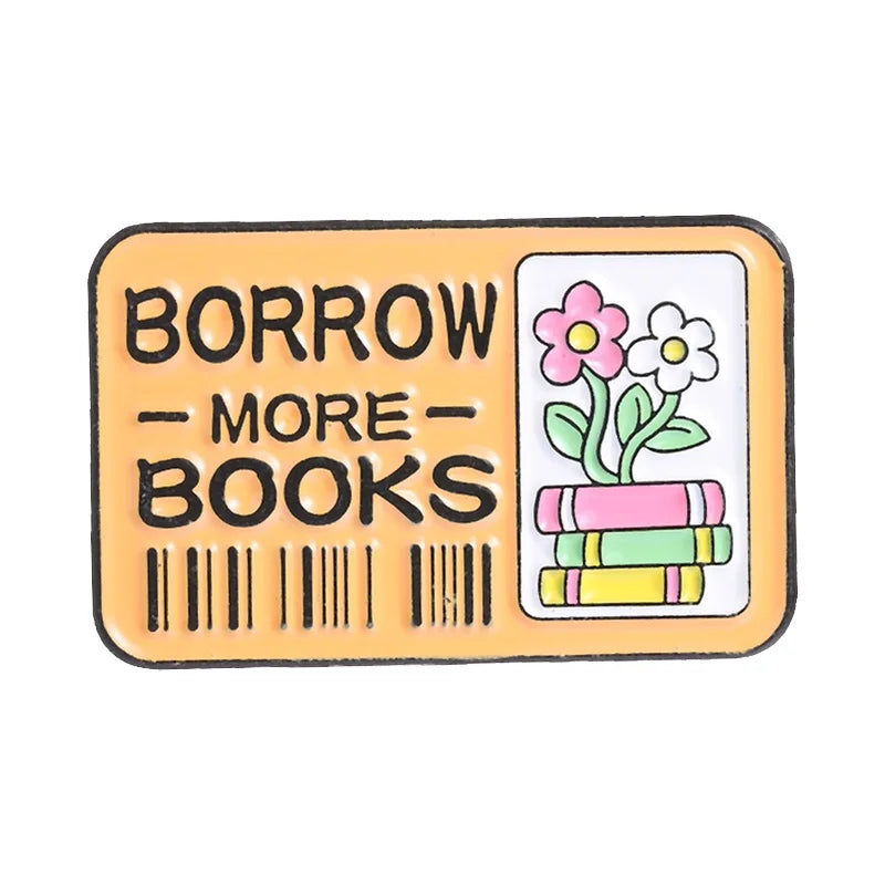 You Have Enough Books Enamel Pin Set
