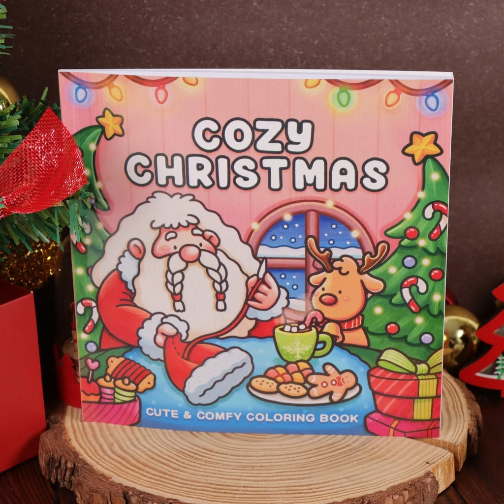 Cozy Christmas Coloring Book for Adults