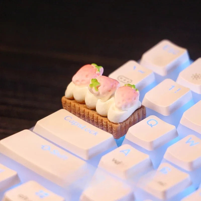 Creative Cute Personality Keycap Peripheral Keycap Custom A Birthday Present Keycap Suitable for Mechanical Keyboard Cross Shaft