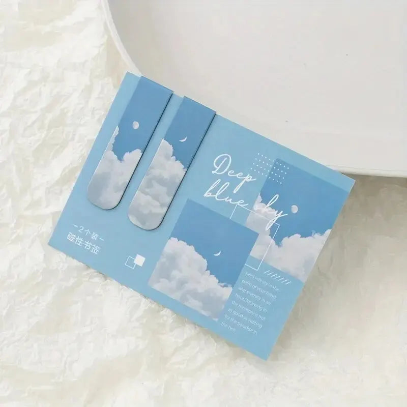 Forest Landscape Magnetic Bookmark Set