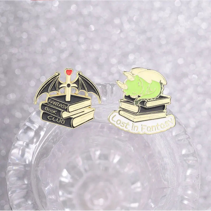 You Have Enough Books Enamel Pin Set