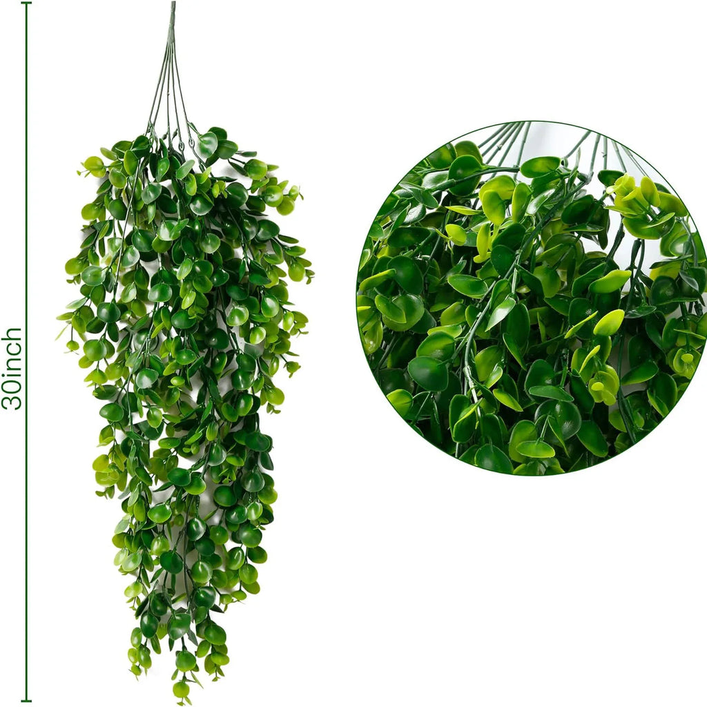5 Heads 45 Mesh Artificial Plastic Plants Fern Vine – Hot Sale Festival Wreath, Wedding, Home Garden Wall DIY Archway Decoration