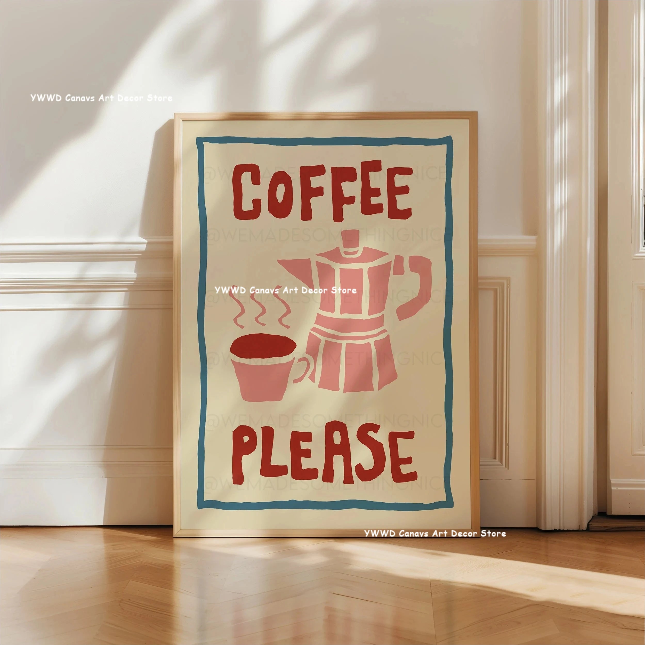 Buongiorno Espresso Canvas Print What Is Tea Food and Beverage Kitchen Wall Art Poster for Modern Living Room Home Decor