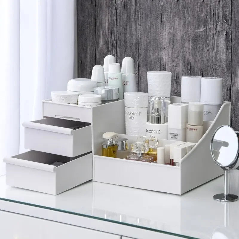 White Drawer Makeup & Skincare Organizer