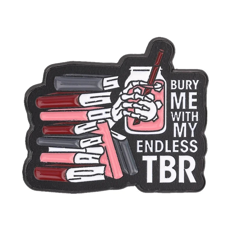 You Have Enough Books Enamel Pin Set
