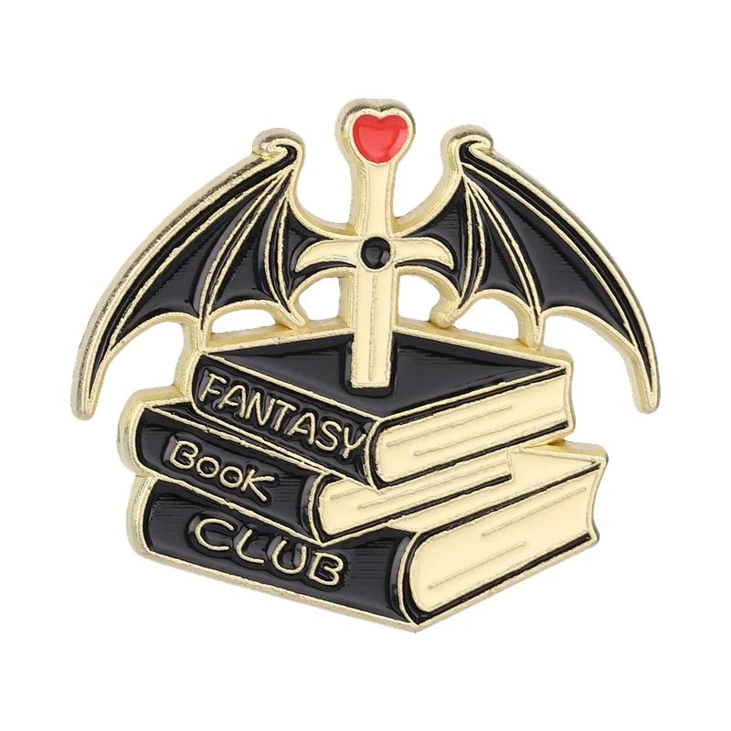 You Have Enough Books Enamel Pin Set