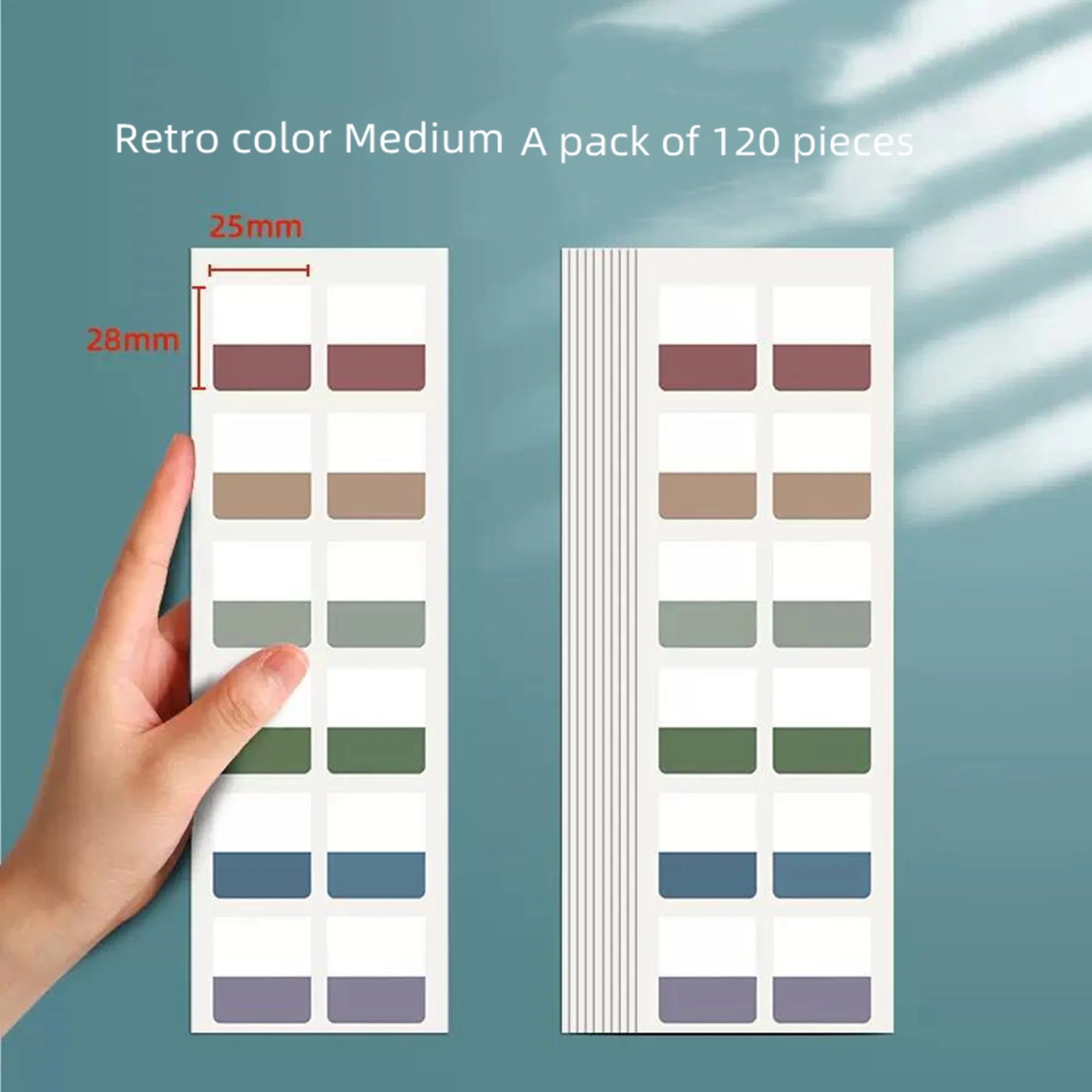 Removable Sticky Index Tabs for Books & Notebooks