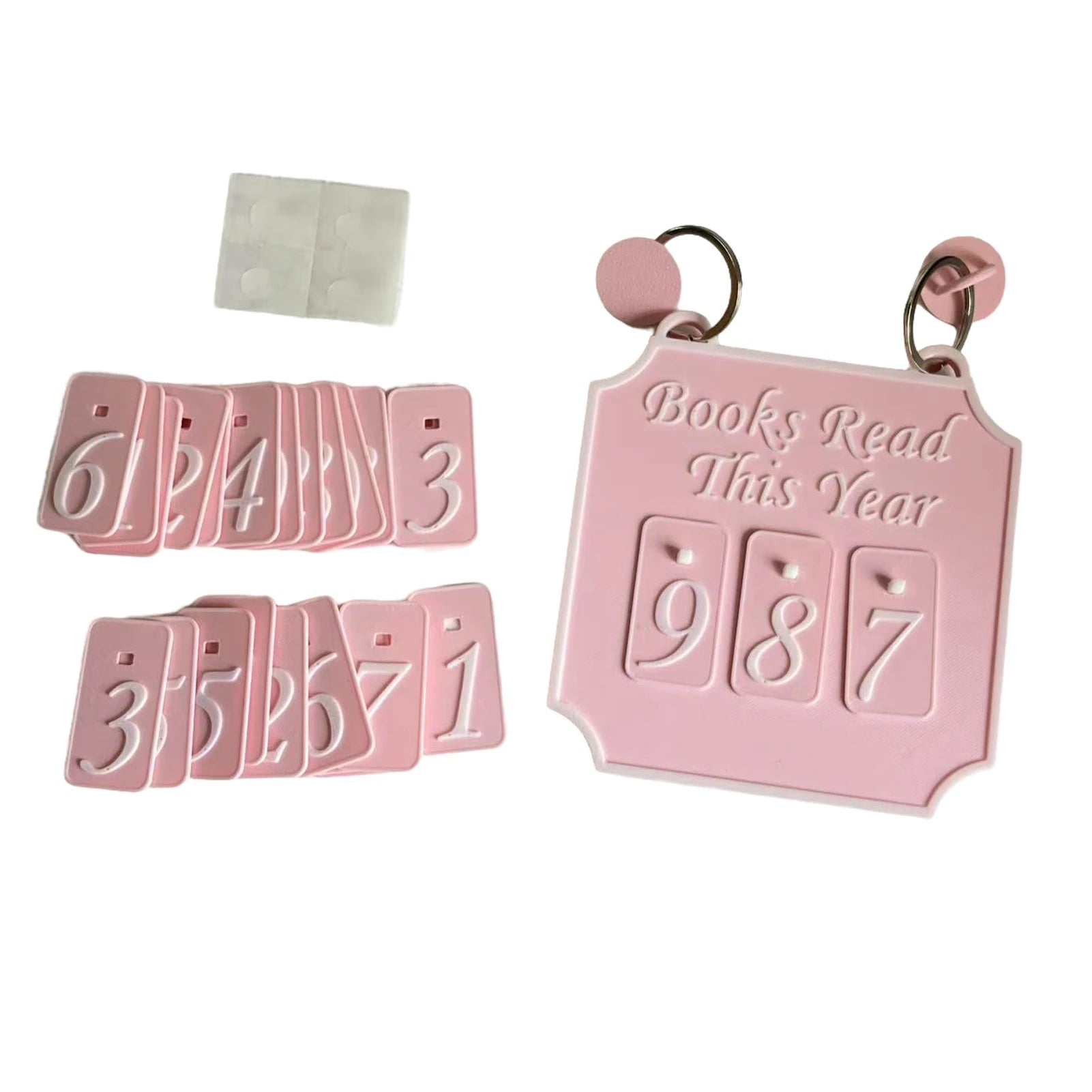 Hanging Bookshelf Counter Bookish Decor Books Read This Year Bookshelf Sign Personalized Book Lover Sign Reading Plan Management