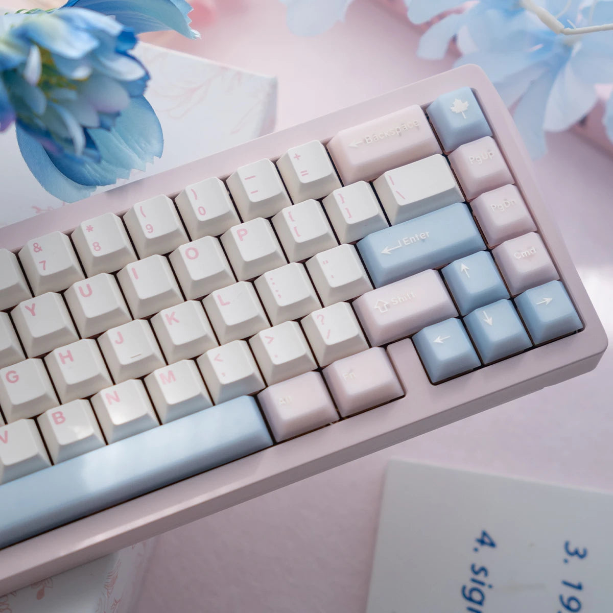 164 Keys Latte Coffee Keycaps Retro Brown Translucent keycaps Cherry Profile Double Shot PBT PC keycap For Mechanical Keyboard