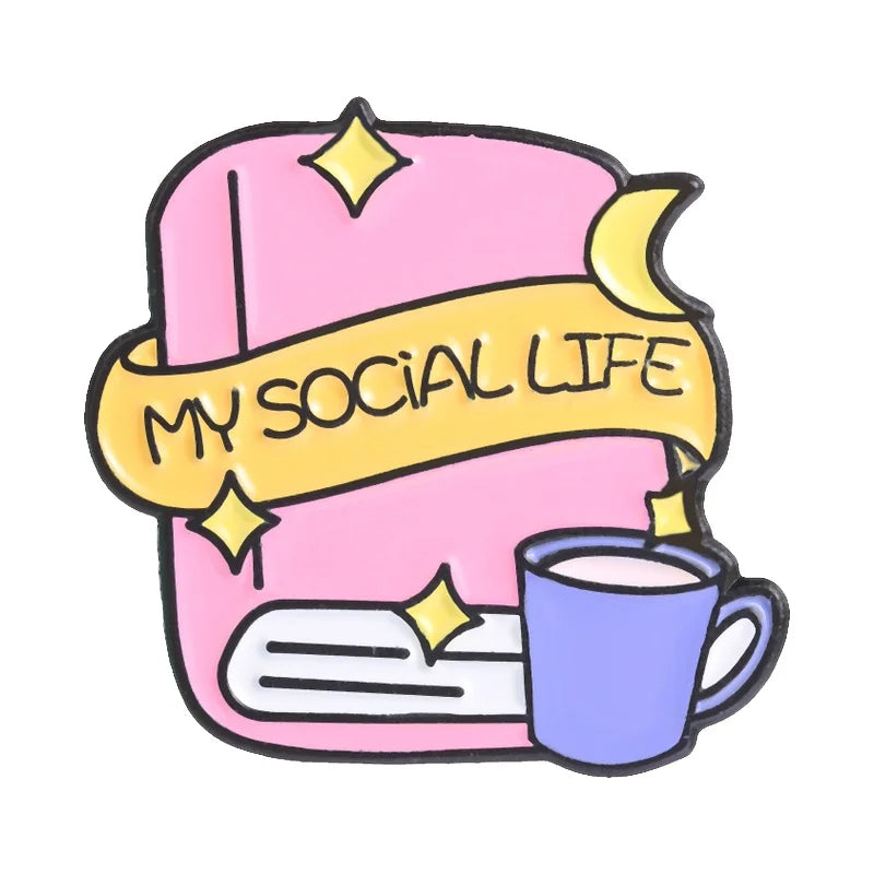 You Have Enough Books Enamel Pin Set
