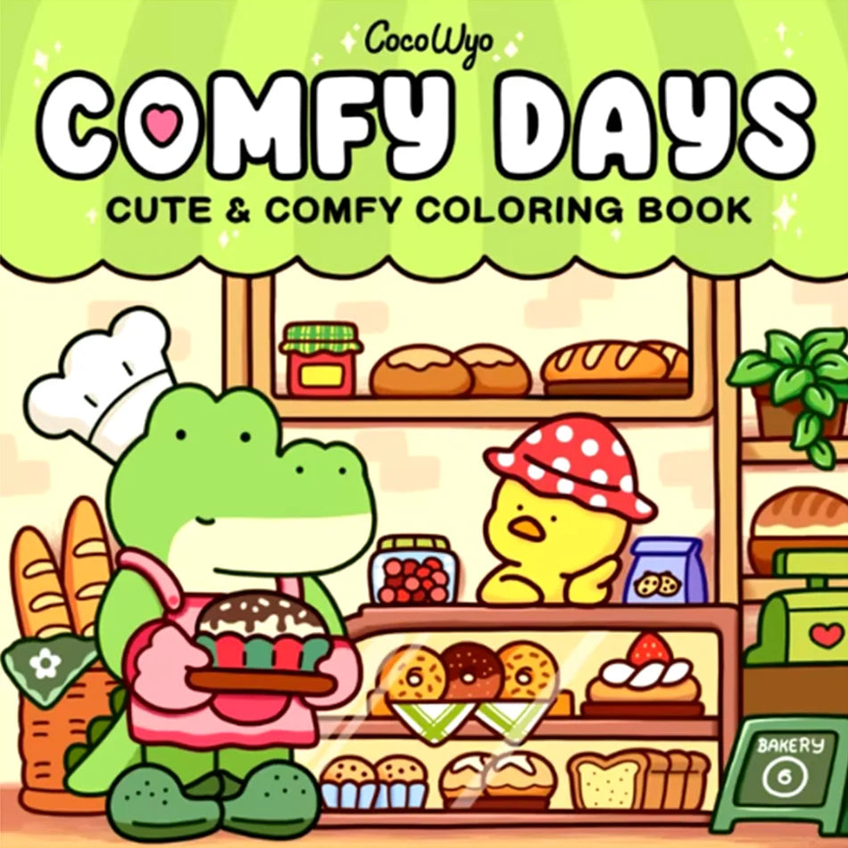 Cozy Friends Halloween Coloring Book for Adults & Teens