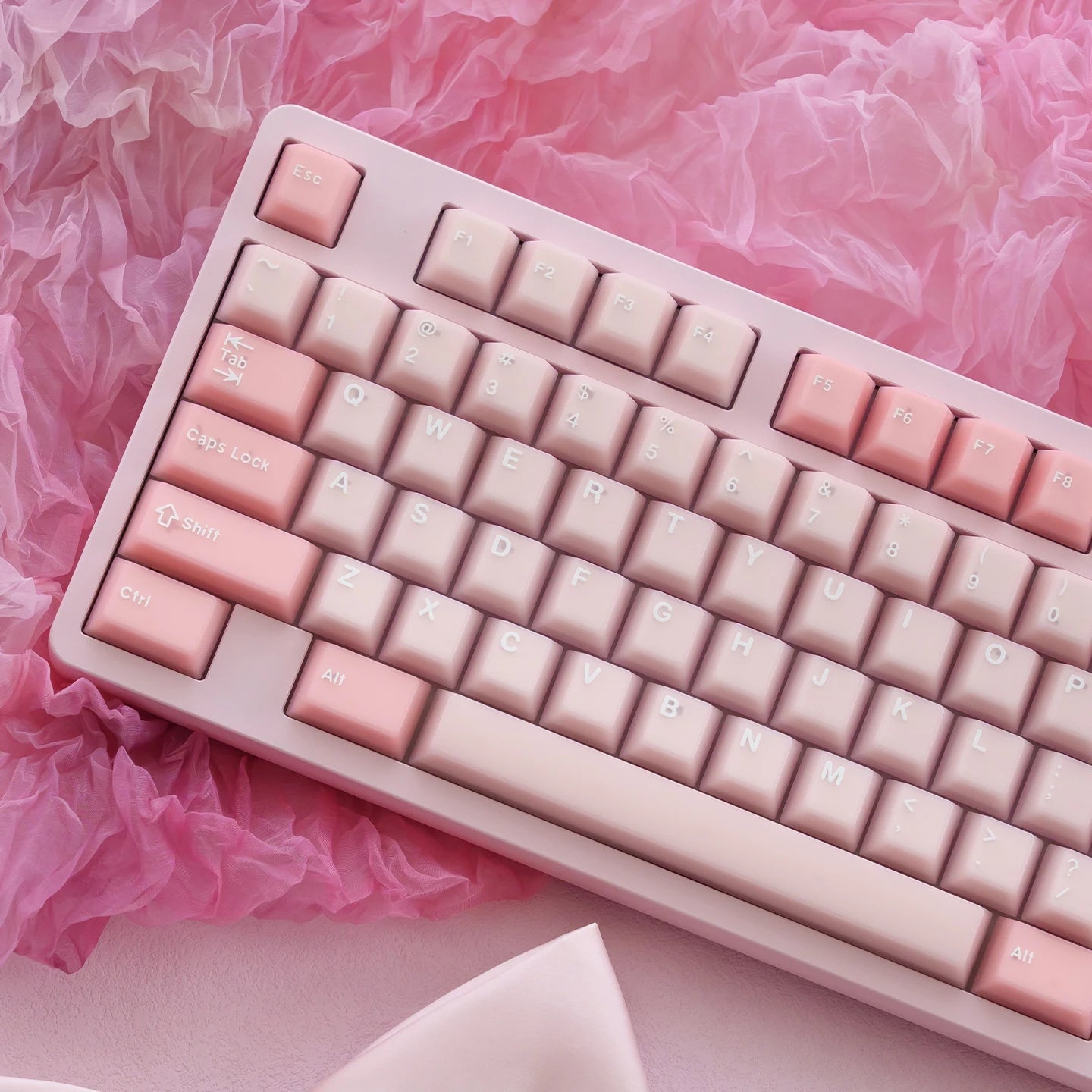 164 Keys Latte Coffee Keycaps Retro Brown Translucent keycaps Cherry Profile Double Shot PBT PC keycap For Mechanical Keyboard