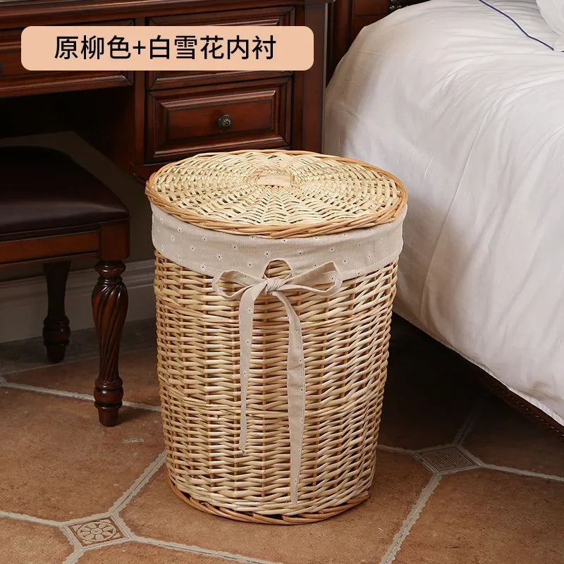 Large Rattan Laundry & Storage Basket