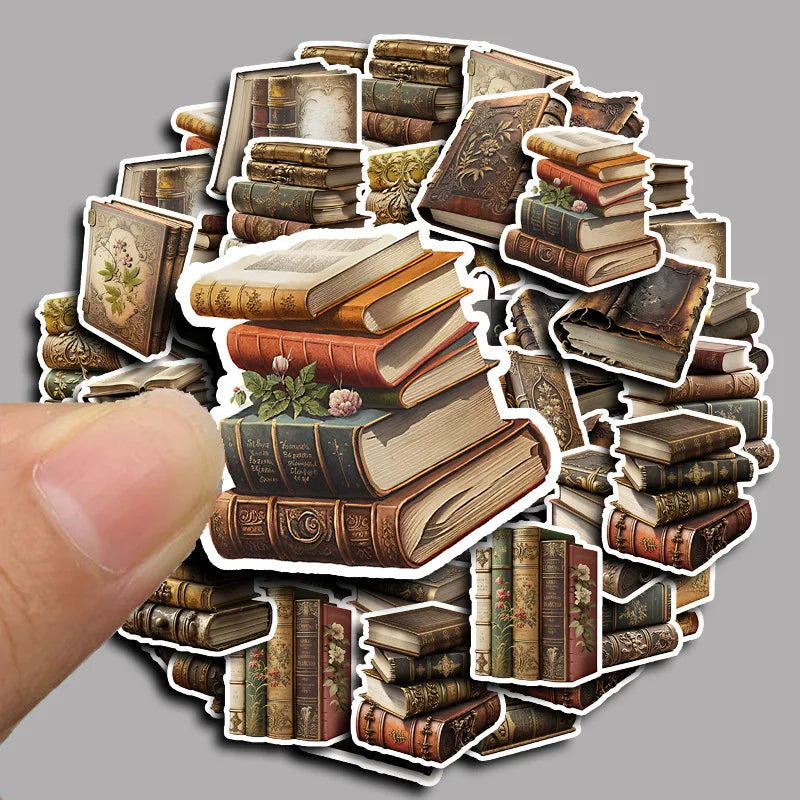 Retro Magic Book Stickers Pack