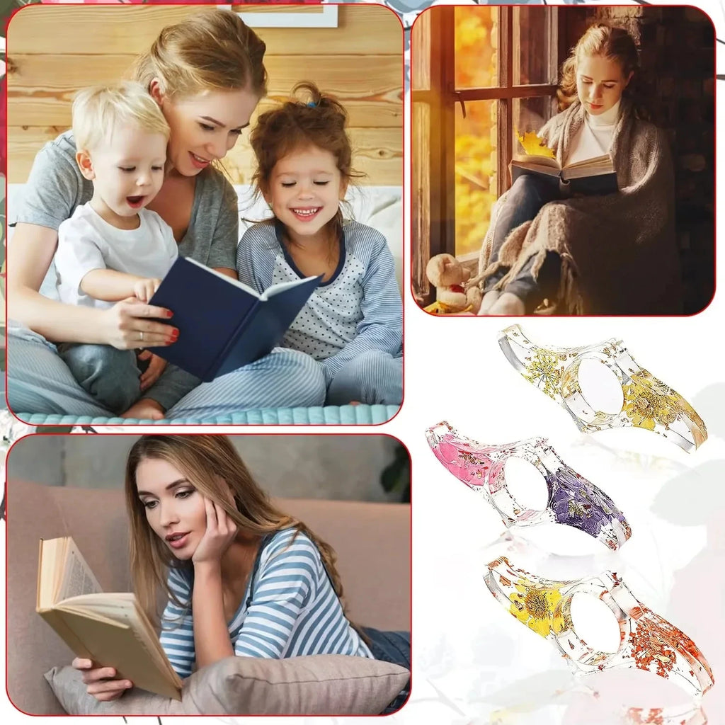 Finger Ring Resin Bookmark