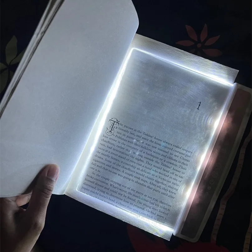 Flat Panel LED Book Light for Reading in Bed