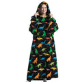 Wearable Sherpa Fleece Blanket Hoodie