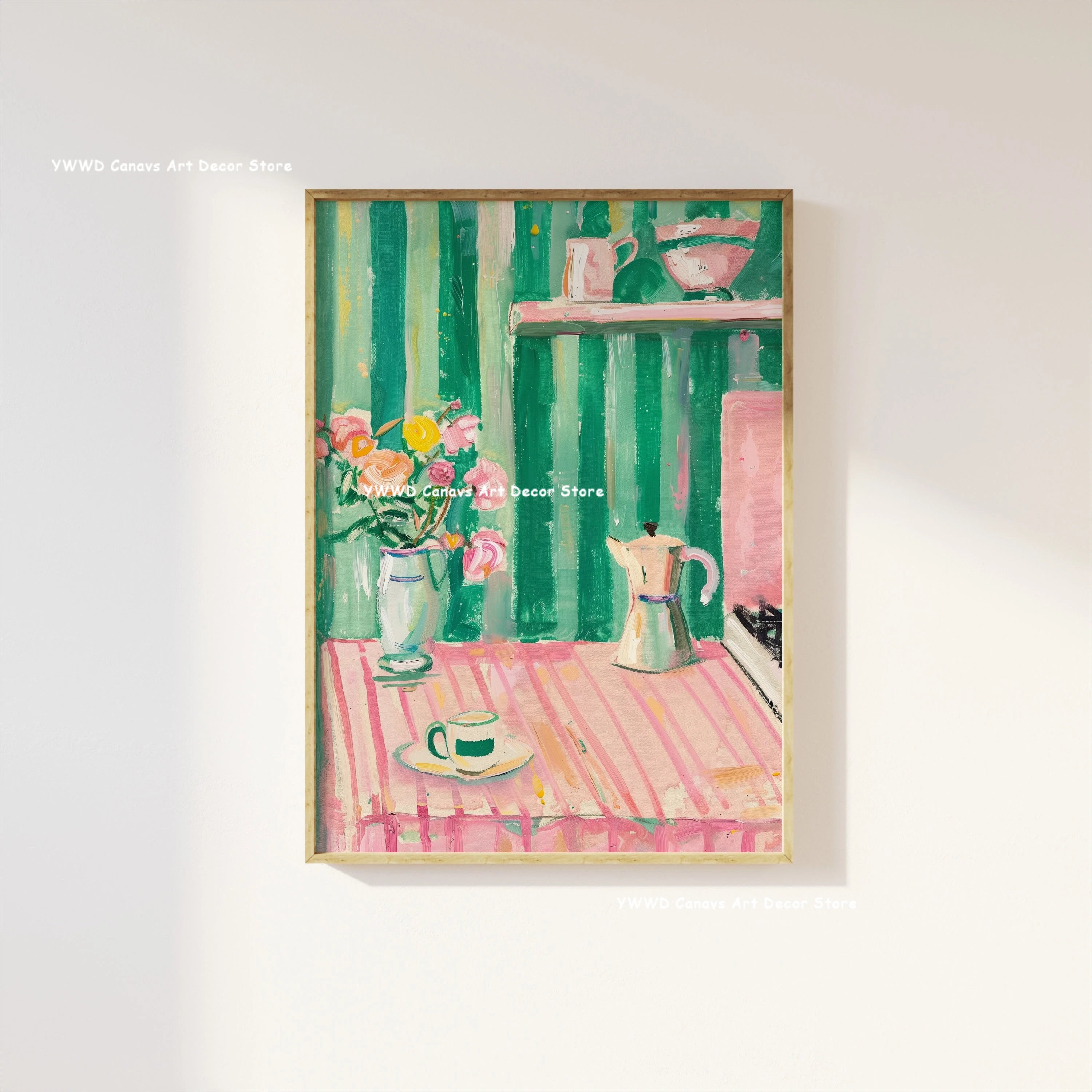 Buongiorno Espresso Canvas Print What Is Tea Food and Beverage Kitchen Wall Art Poster for Modern Living Room Home Decor