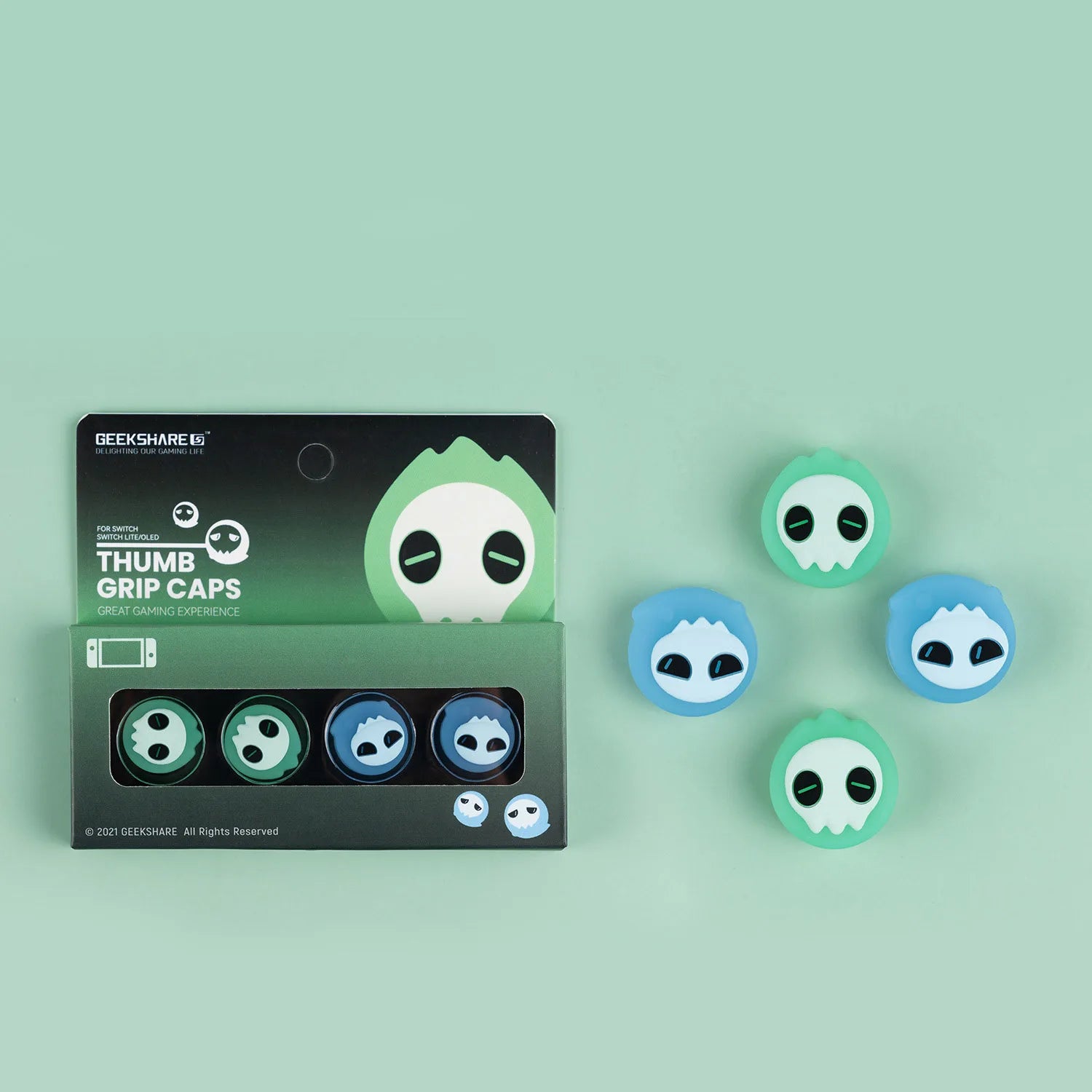 Silicone Joy-Con Thumb Stick Grip Caps for Switch OLED & Lite