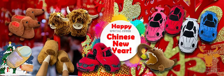 Highland Cow Capybara  Plush Slippers Cartoon Capibara Cotton Shoes Cute Animals Slipper Women Men Halloween Christmas Gifts