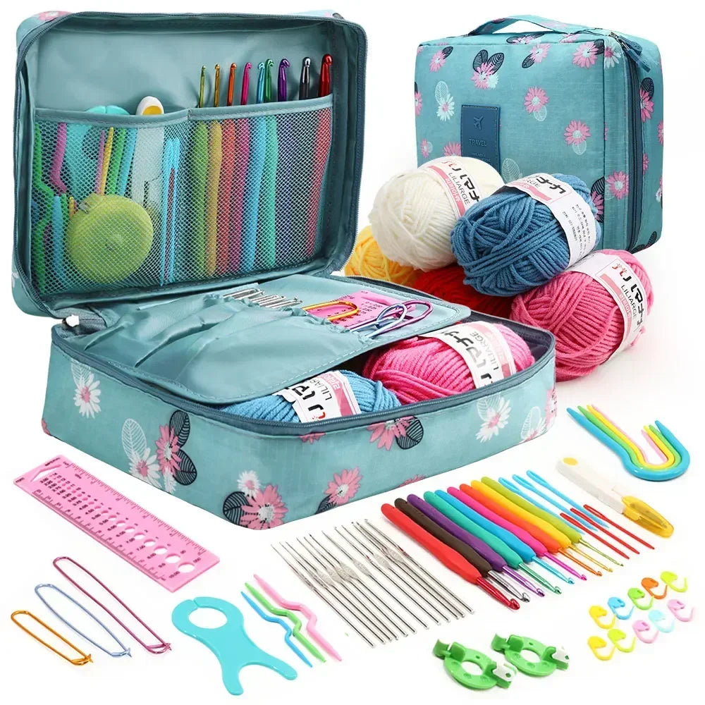 59-Piece Complete Crochet Kit for Beginners