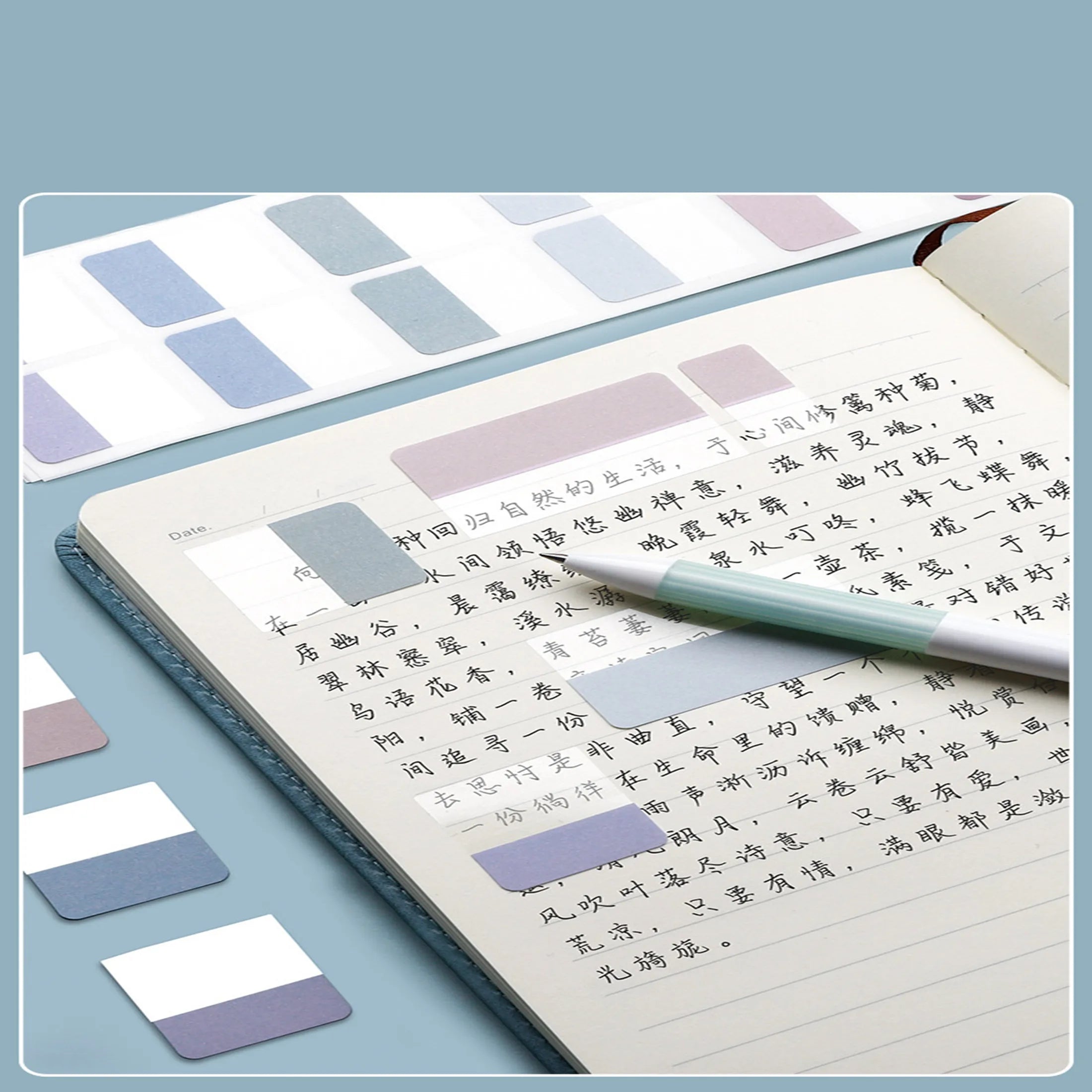 Removable Sticky Index Tabs for Books & Notebooks
