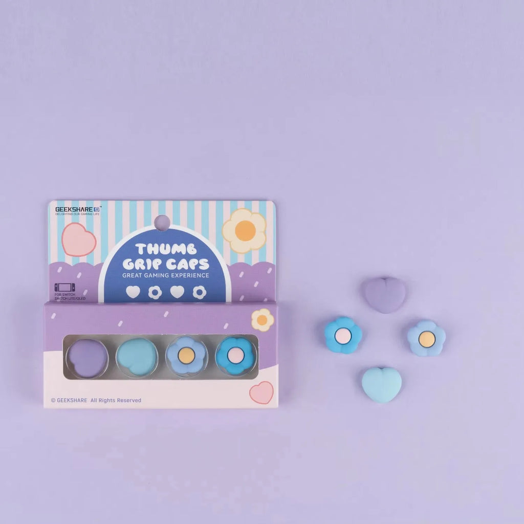 Silicone Joy-Con Thumb Stick Grip Caps for Switch OLED & Lite