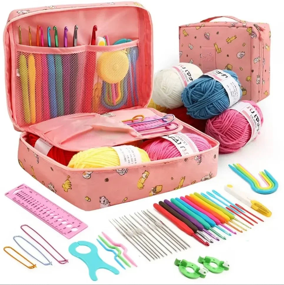 59-Piece Complete Crochet Kit for Beginners
