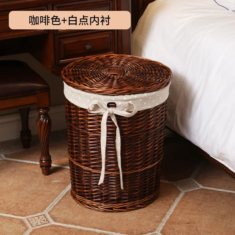 Large Rattan Laundry & Storage Basket