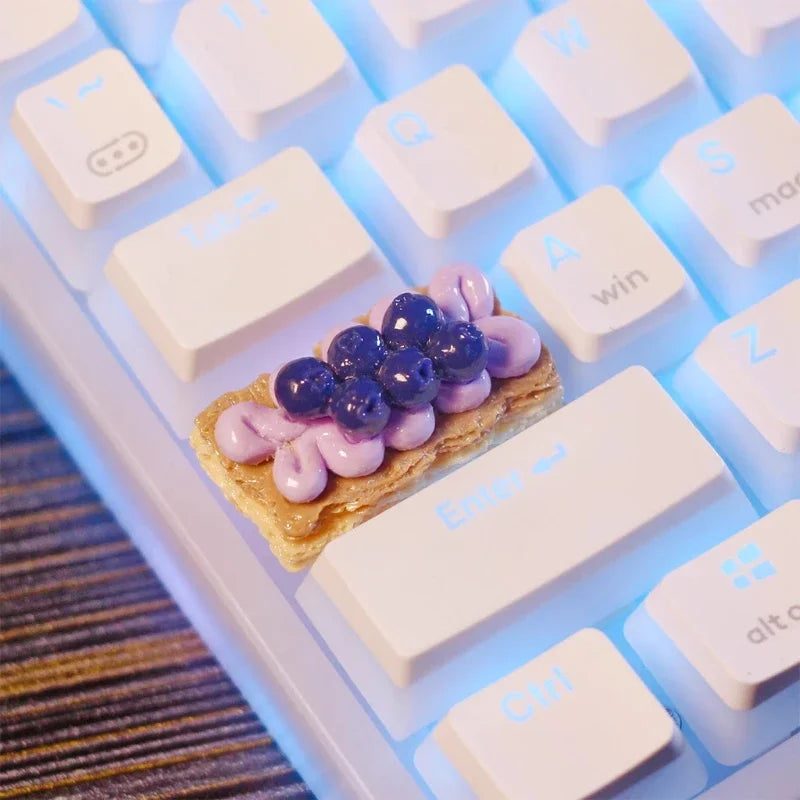 Creative Cute Personality Keycap Peripheral Keycap Custom A Birthday Present Keycap Suitable for Mechanical Keyboard Cross Shaft