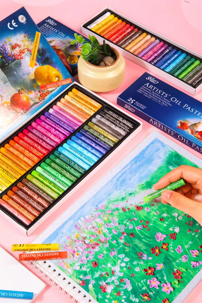 Soft Oil Pastels Set (12/25/48 Colors)