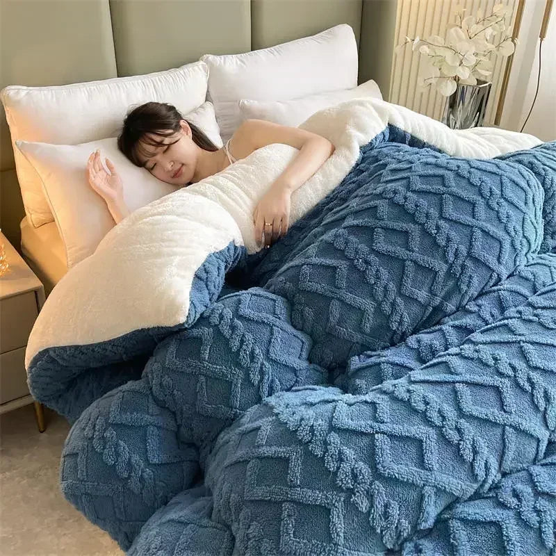 Plush Weighted Winter Blanket Comforter