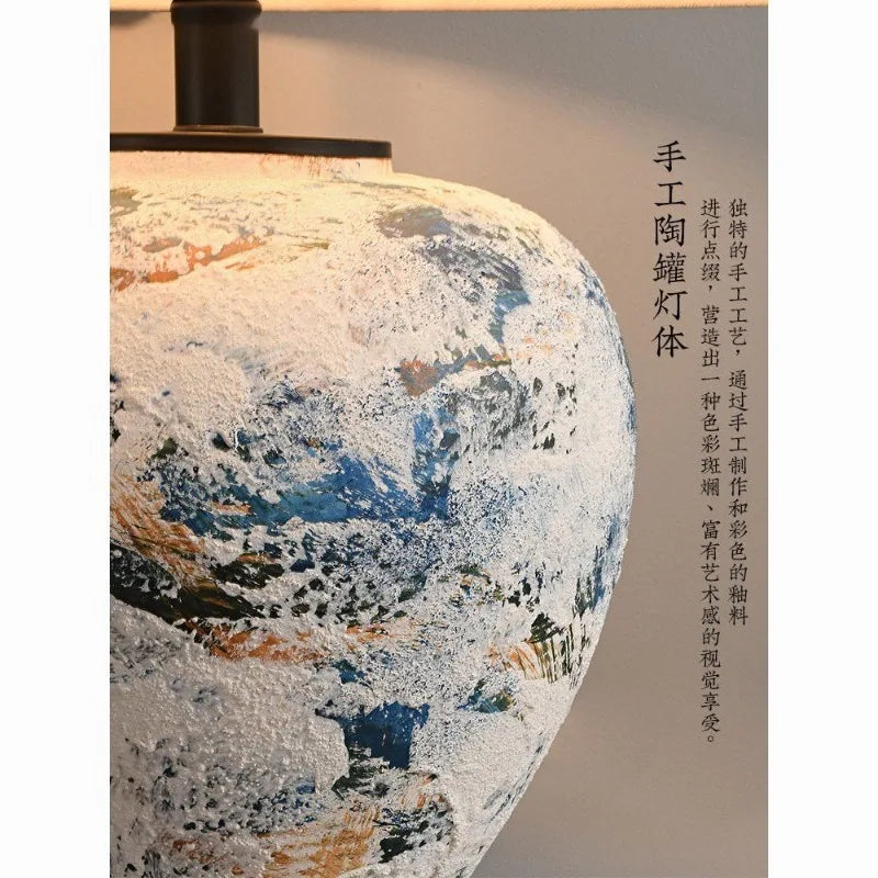 Ceramic Vintage Nordic Bedside Table Lamp